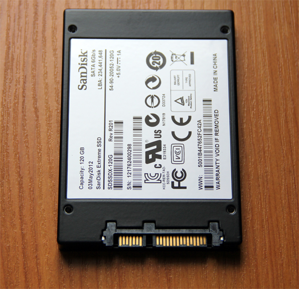 SSD-диск SanDisk Extreme 120 Гб 